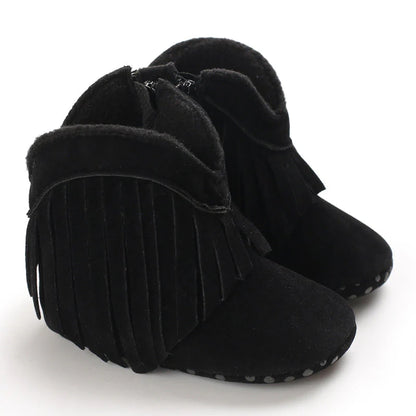 Cowboystiefel für Mädchen mit Fransen – Starker Look und Komfort