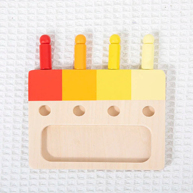 Farbenfrohe Montessori-Tafel – Lernspaß
