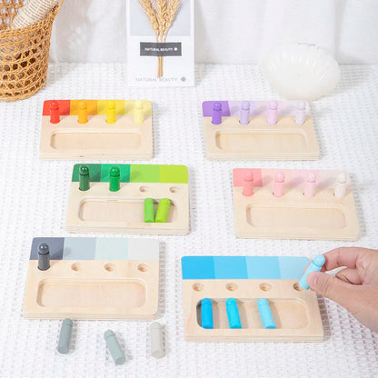 Farbenfrohe Montessori-Tafel – Lernspaß
