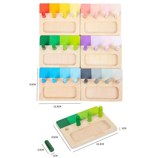 Farbenfrohe Montessori-Tafel – Lernspaß