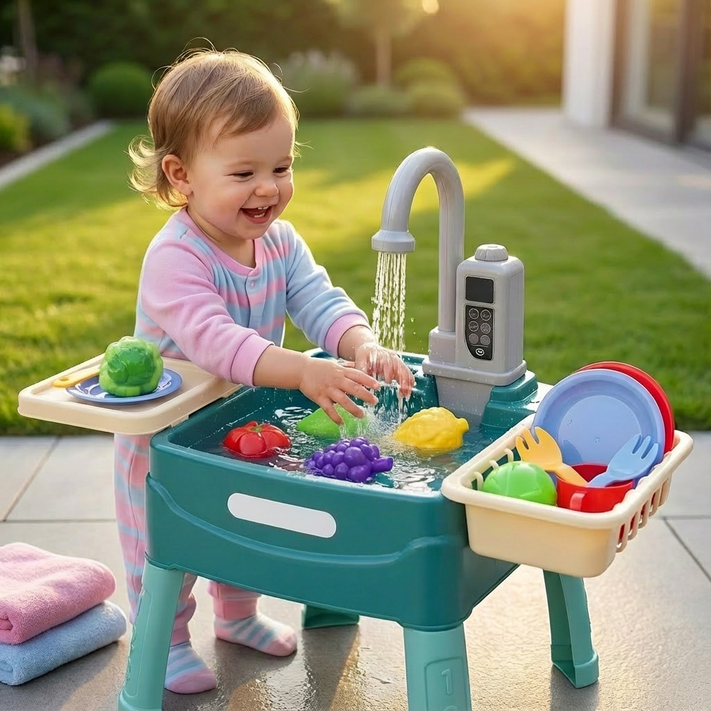 WasserWunder - Spielküche mit Magischem Wasserhahn