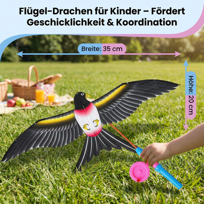 Flügel-Drachen für Kinder – Fördert Geschicklichkeit & Koordination