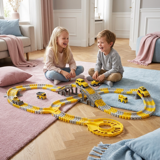 Abenteuer Rennstrecke mit Spur Autos