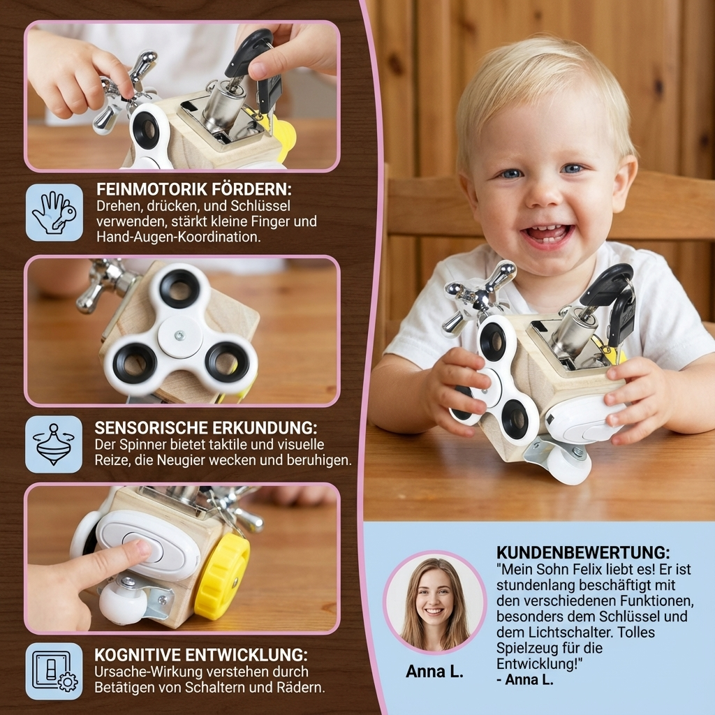 Montessori Spiel & Lern Würfel