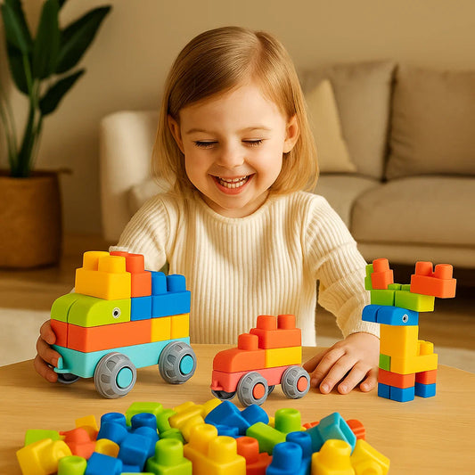 Kinder Sichere Gummi Bausteine für Frühes Lernen