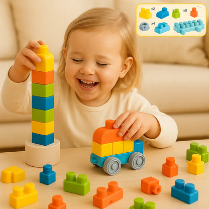 Kinder Sichere Gummi Bausteine für Frühes Lernen