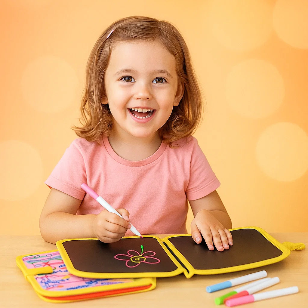 Tragbares Wiederverwendbares Malbuch für Kinder