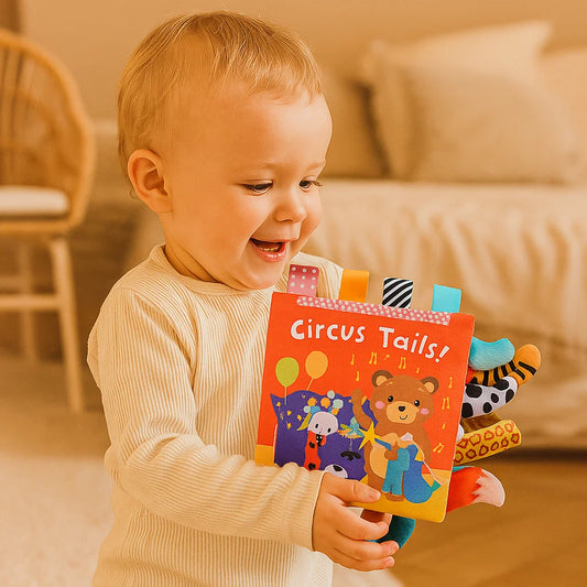 Sensorisches Knister Geschichten Buch für Kleinkinder