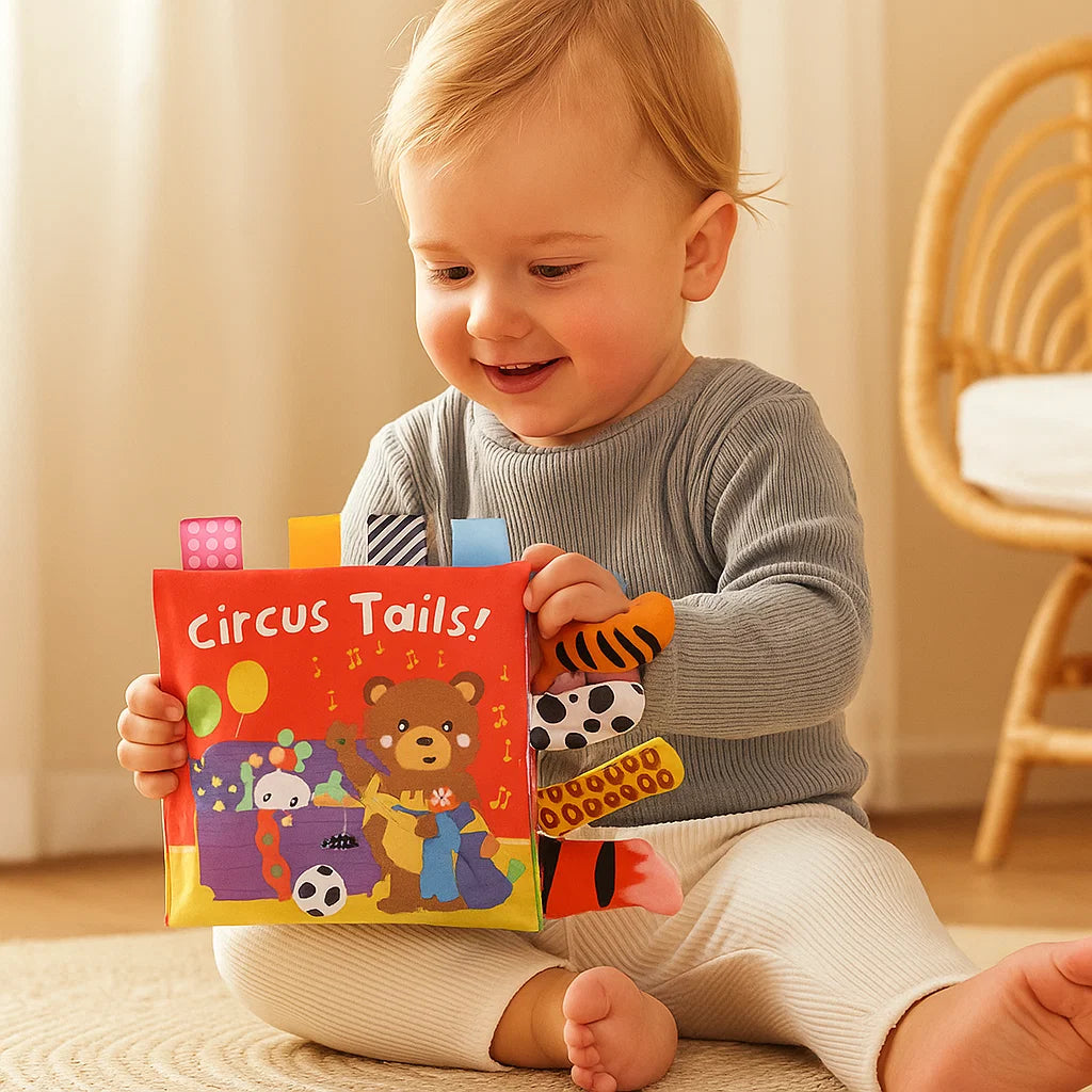 Sensorisches Knister Geschichten Buch für Kleinkinder