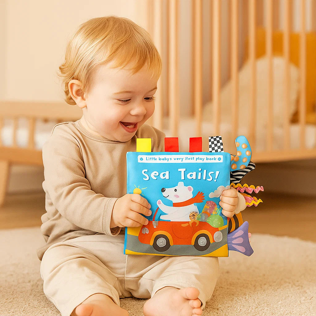 Sensorisches Knister Geschichten Buch für Kleinkinder