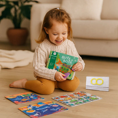 Sensorisches Montessori Beschäftigungsbuch