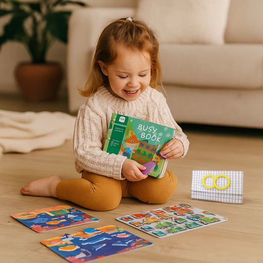 Sensorisches Montessori Beschäftigungsbuch