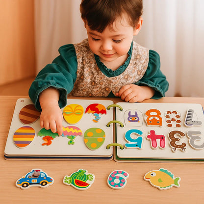Sensorisches Montessori Beschäftigungsbuch