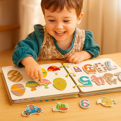 Sensorisches Montessori Beschäftigungsbuch