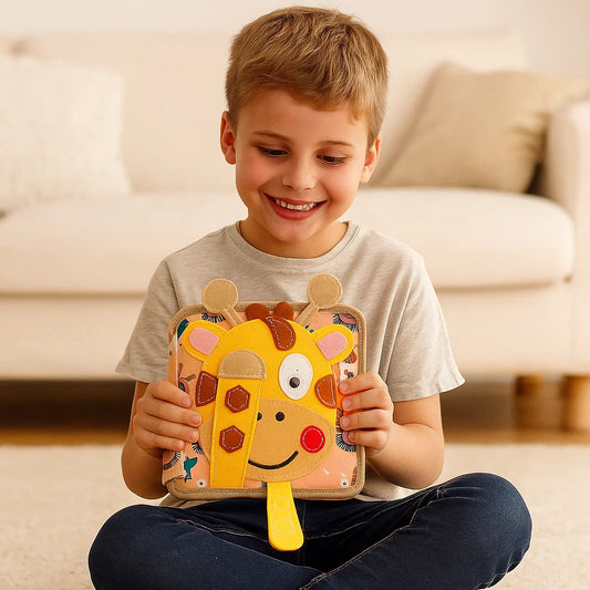 Montessori Sensorisches Giraffen Geschichten Buch