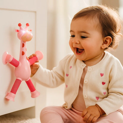 Sensorische Saugnapf Giraffe Baby Spielzeug