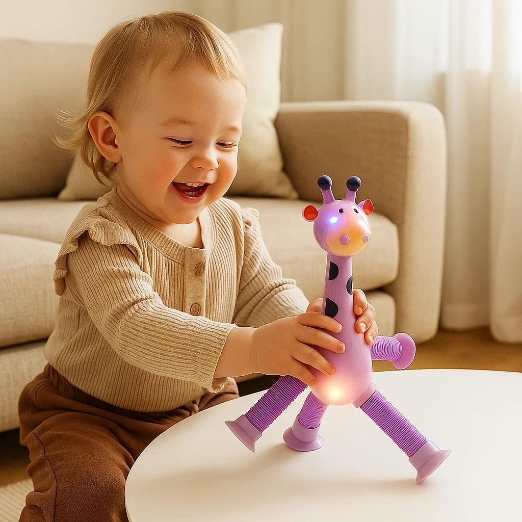 Sensorische Saugnapf Giraffe Baby Spielzeug