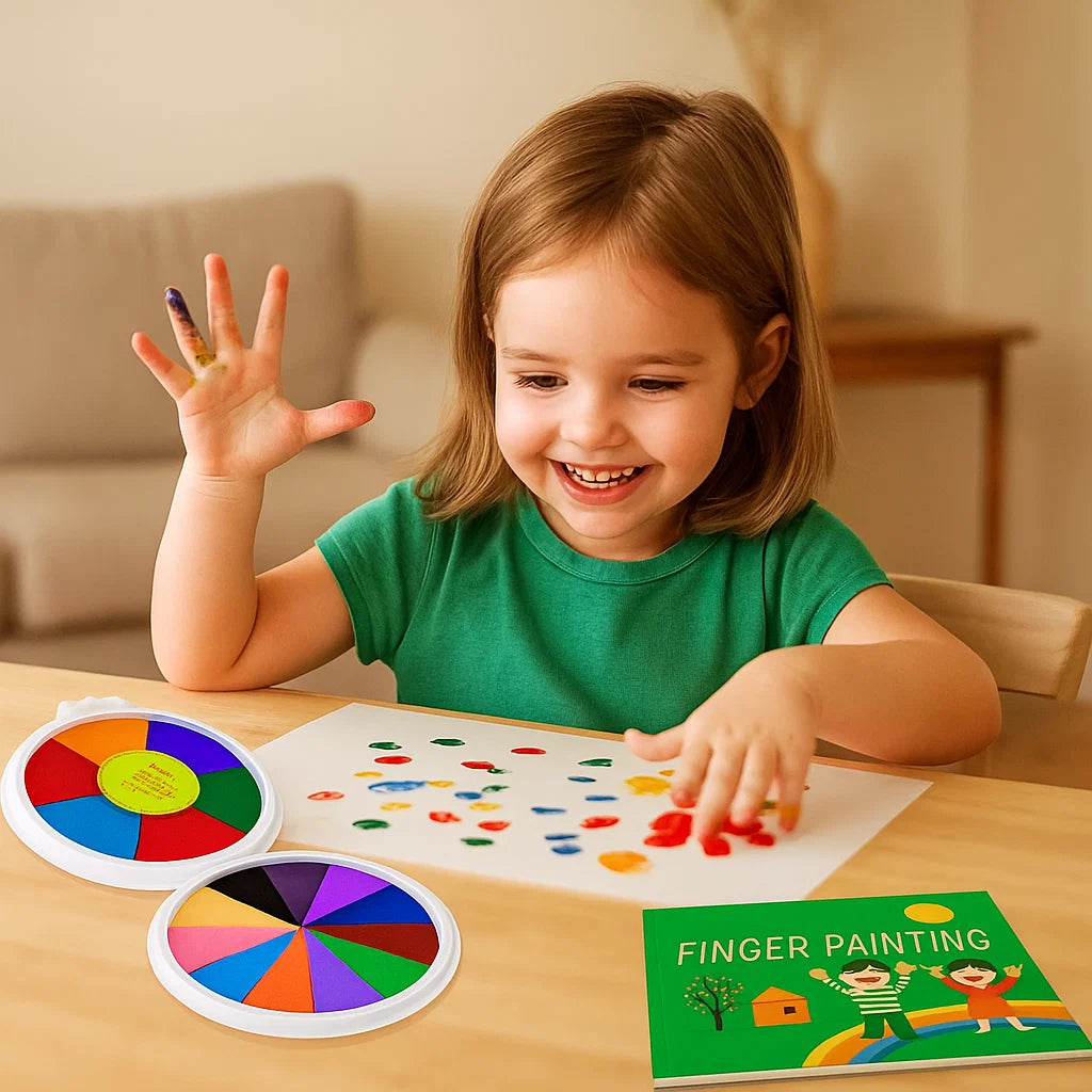 Fingerfarben Zeichenset für Kinder
