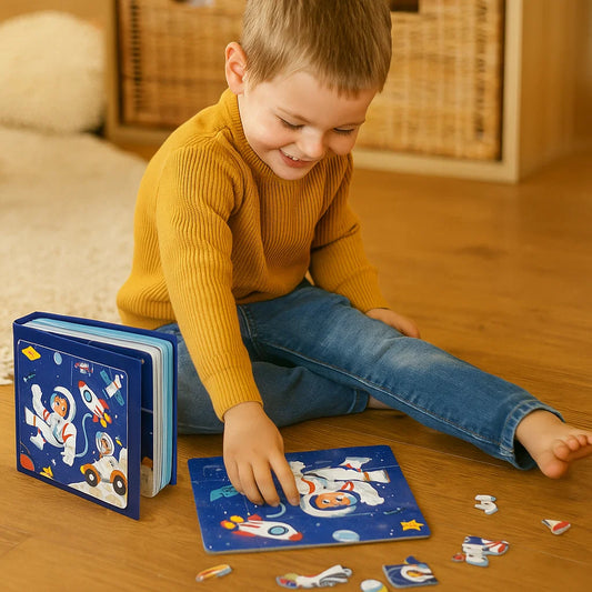 Magnetisches Montessori Puzzle Buch