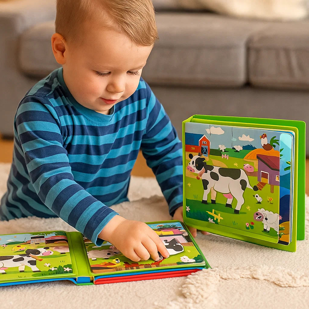 Magnetisches Montessori Puzzle Buch