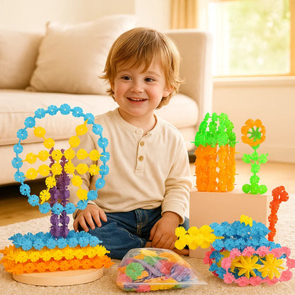 Flockenförmige Montessori Spielbausteine