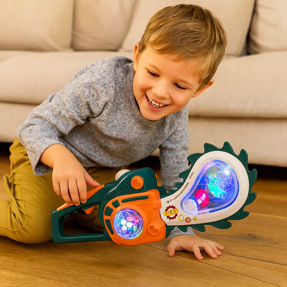 Leuchtende Musik Spiel Kettensäge für Kinder