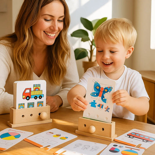Holz Logik Entschlüsselungs Lernspiel für Kinder - Frühe Fähigkeiten Fördern
