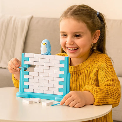 Pinguin Eiswand Balance Familien Spiel