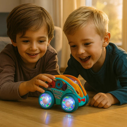 Leuchtendes Purzelbaum Spielauto
