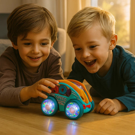 Leuchtendes Purzelbaum Spielauto