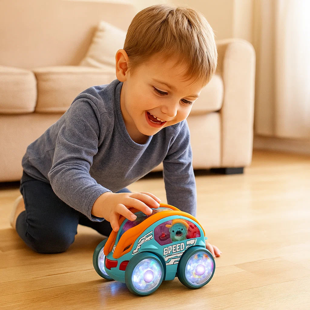 Leuchtendes Purzelbaum Spielauto