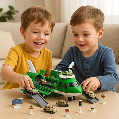 Flugzeug und Fahrzeug Spiel Set