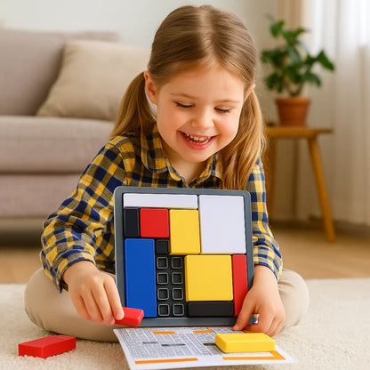 Kreatives geometrisches Block-Puzzlespiel