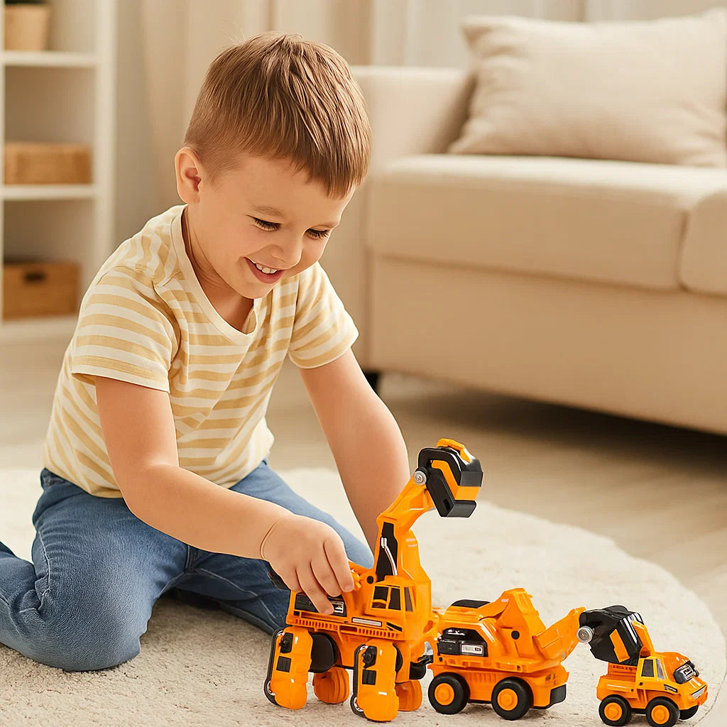 Transformierende Dinosaurier Autos