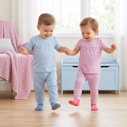 Sichere Anti-Rutsch Socken Schuhe für Kinder