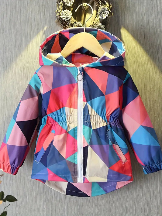 Stilvolle Schmetterlings-Regenjacke für Mädchen