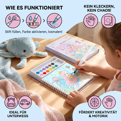 Alles-in-einem Aquarell-Malbuch