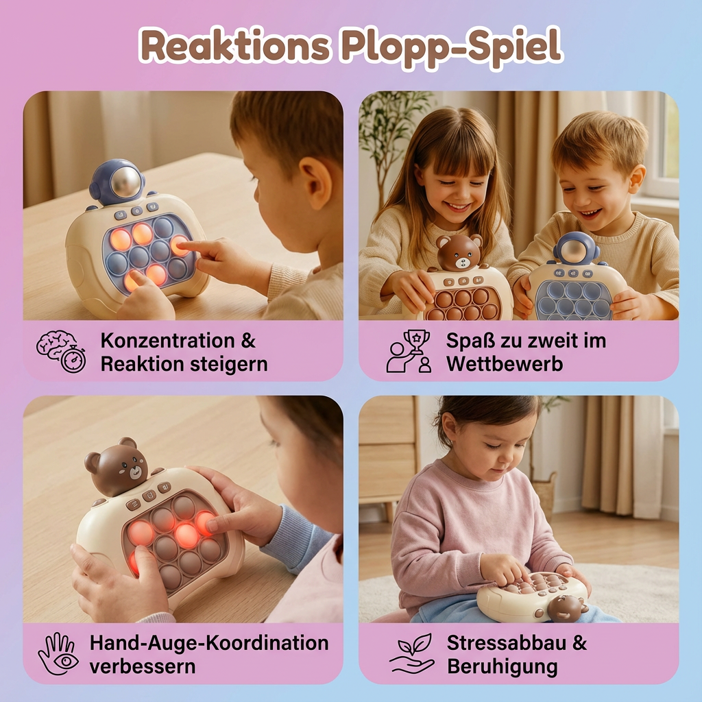 Reaktions Plopp-Spiel