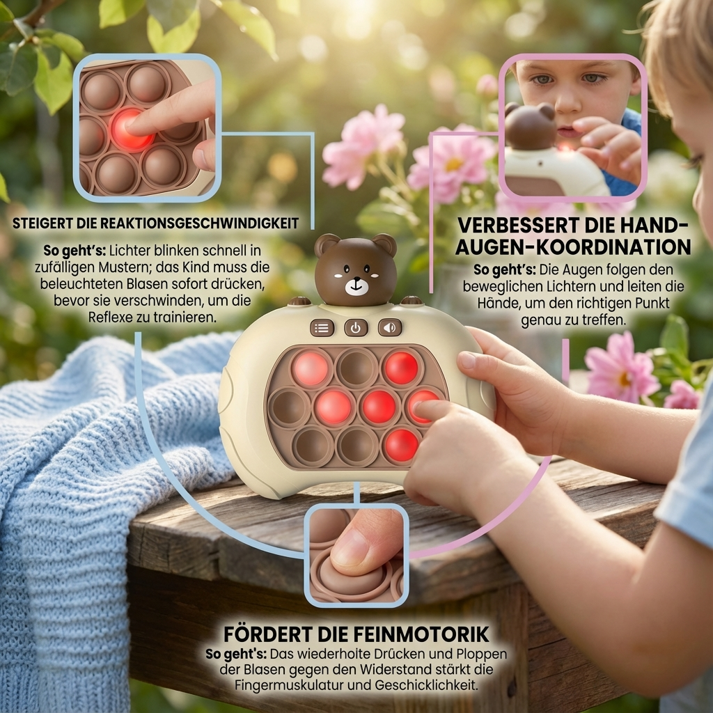Reaktions Plopp-Spiel
