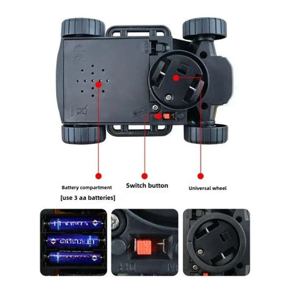 Leuchtendes 360° Musik Stunt Auto