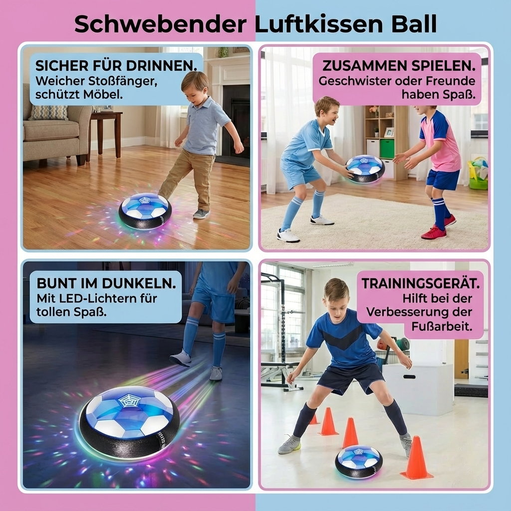 Schwebender Luftkissen Ball