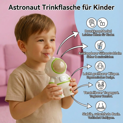 Astronaut Trinkflasche für Kinder