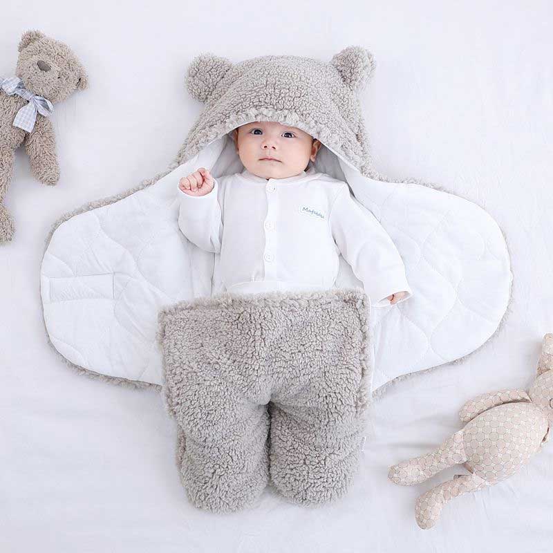 Kuscheliger Baby Wickel-Schlafsack