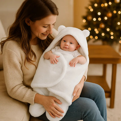 Baby Decke und Schlafanzug im Bärendesign