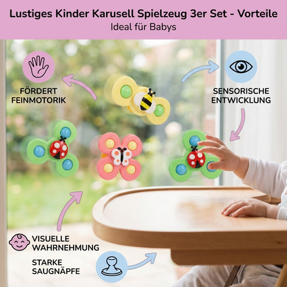 Lustiges Kinder Karusell Spielzeug 3er Set