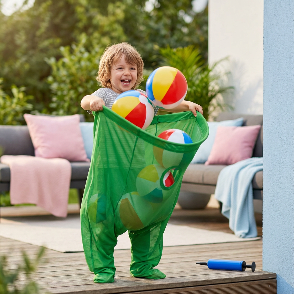 Clown Hose Fangball Familien Spiel