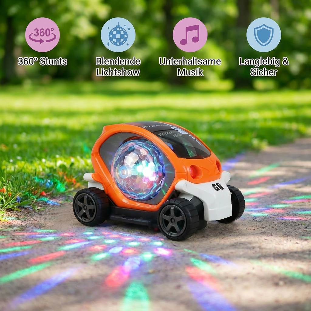 Leuchtendes 360° Musik Stunt Auto