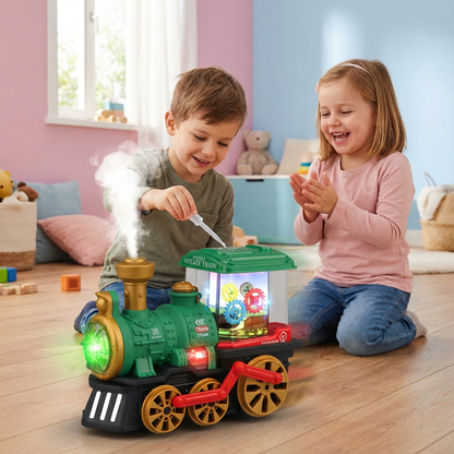 Intelligente Kinder Dampflokomotive mit Echtem Dampf