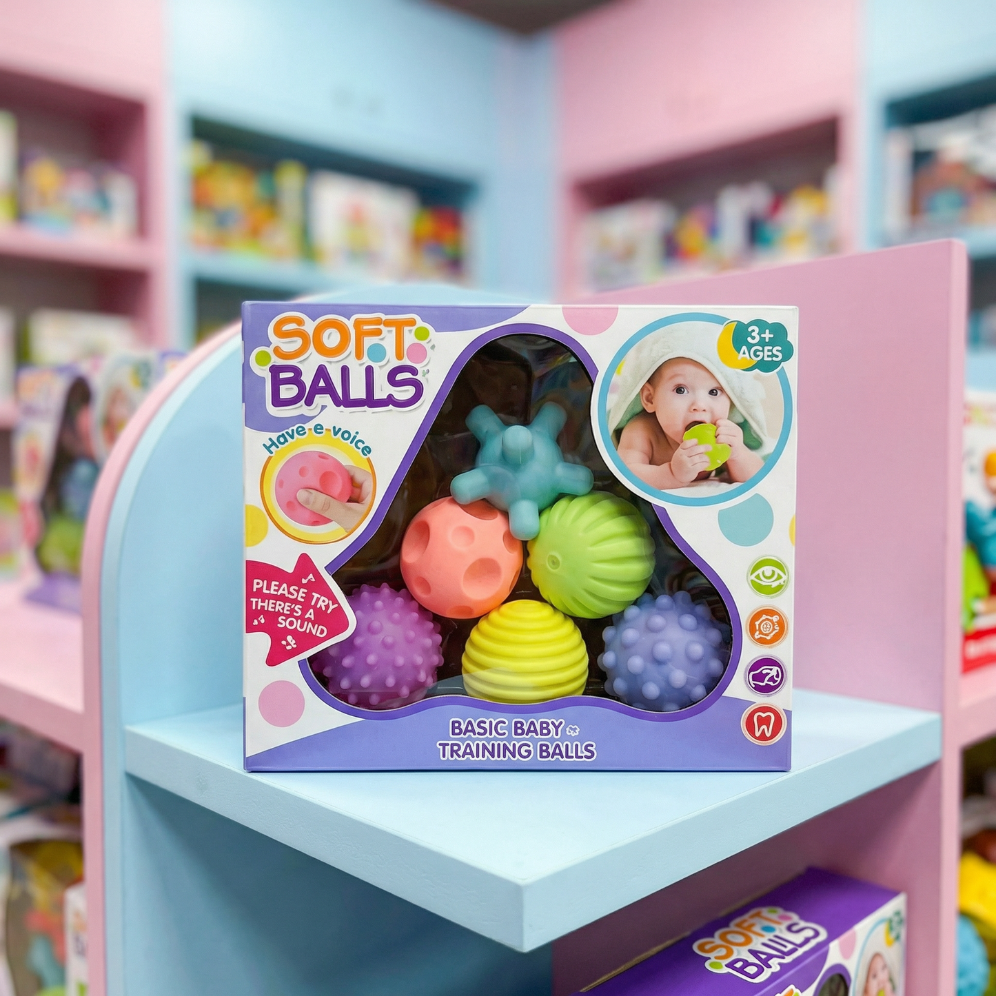 Baby Sensorik Bälle Set – Fühlen & Tastsinn fördern