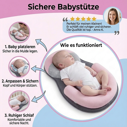 Sichere Babystütze